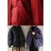 Women Red thick Duck Down Puffer Jacket Winter