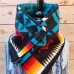 Women All  match Stripe Geometric Thick Printed Scarf Elegant Adjustable Neck Wrap Warm Scarf